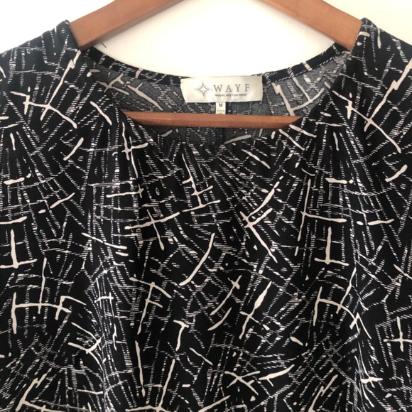 Wayf Black/white mini dress or long tunic - Picture 5 of 6